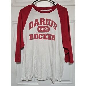 Darius Rucker Concert Baseball Style Shirt 2011 Charleston Anvil Size Large Tour
